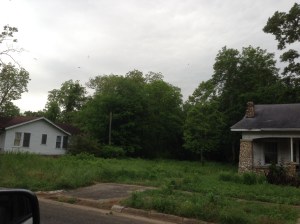 Where dad's house used to be.  Torn down some years ago
