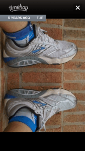 From summer 2009.  Brooks Beasts as I trained for my 2d marathon