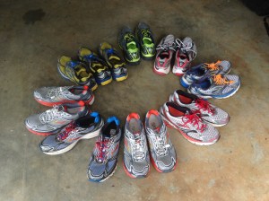 I've worn Ghosts for a long time. This picture is missing 5 pair that I got rid of before this pic