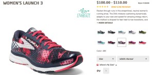 Women's Launch 3 and color ways