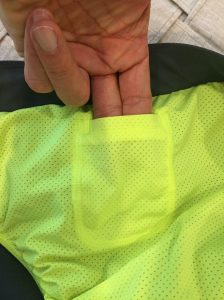 Mesh key pocket inside the shorts